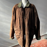 90s Mirage suede barn coat