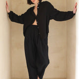 Lena Silk Canvas Pant