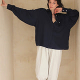 Lena Silk Canvas Pant