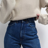 Vintage Chic Dark Wash Denim