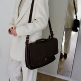 Vintage Coach Chestnut Leather Briefcase