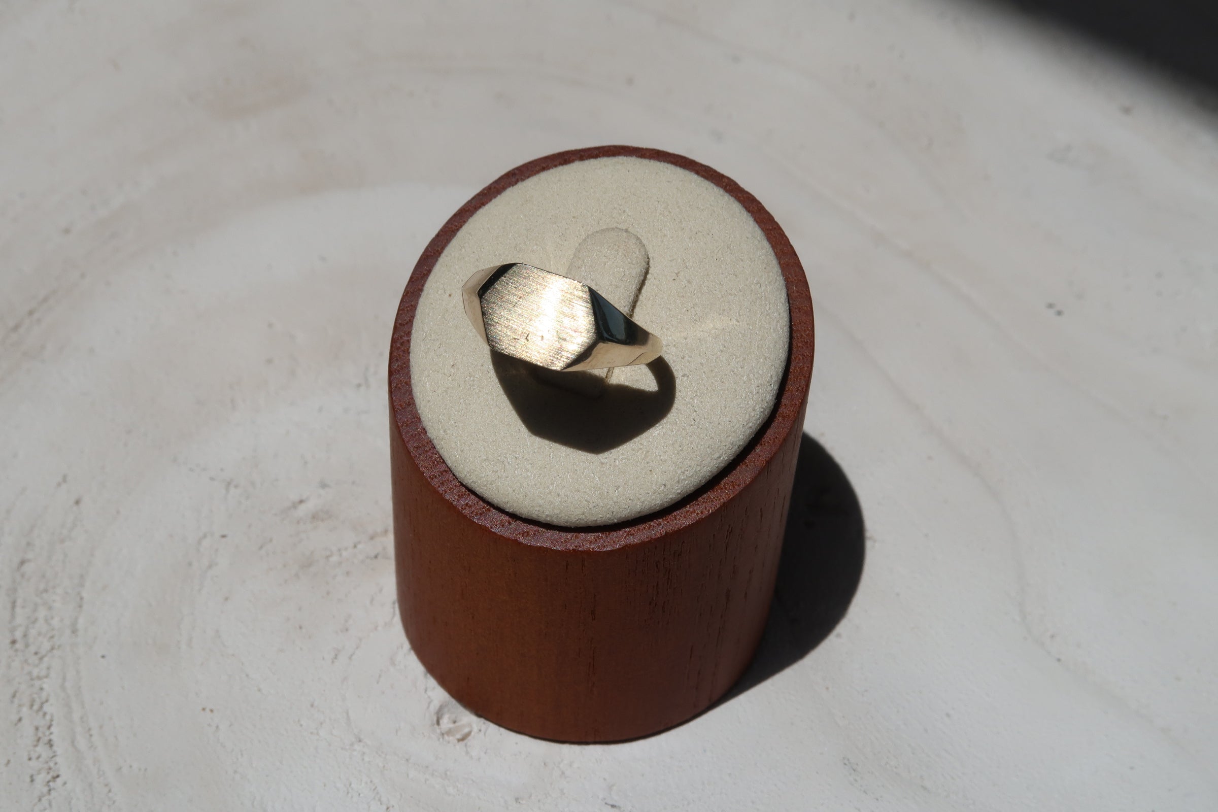 14k Fine James Signet Ring — STUDIO SAMPLES