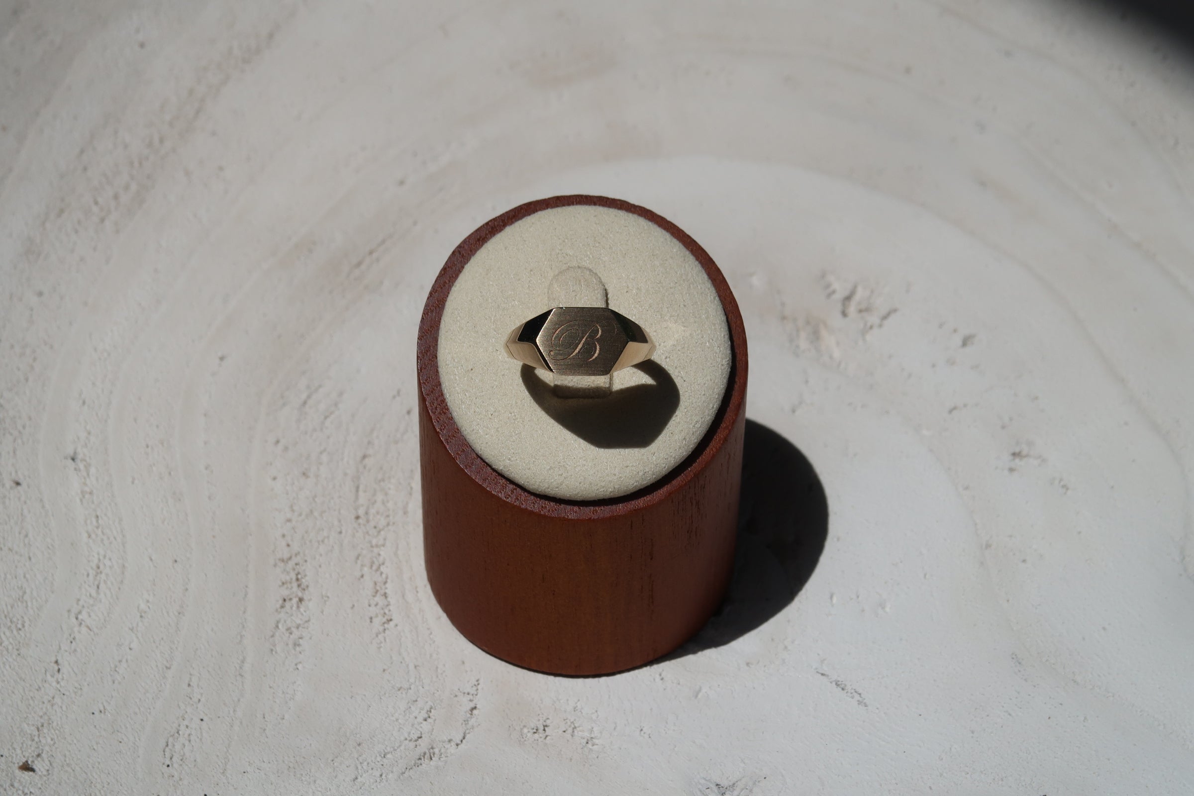 14k Fine James Signet Ring — STUDIO SAMPLES
