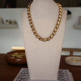 Vintage Mixed Texture Spiral Necklace