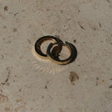 14k Fine Textured Colette Hoops