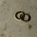 14k Fine Textured Colette Hoops