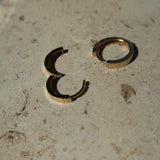 14k Fine Textured Colette Hoops