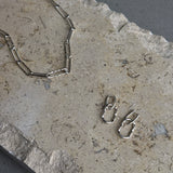 Marlowe Link Set, Textured 925 Sterling Silver