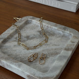 14k Fine Marlowe Link Set