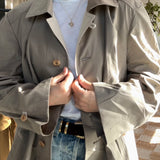 Vintage Taupe Trench