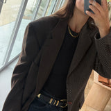 Reworked Vintage Contrast Blazer, No. 16
