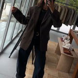 Reworked Vintage Contrast Blazer, No. 16