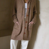 Martie Knitted Suri Alpaca Coat