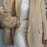 Reworked Vintage Button-Back Blazer, No. 9