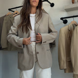 Reworked Vintage Button-Back Blazer, No. 12