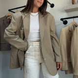 Reworked Vintage Button-Back Blazer, No. 14