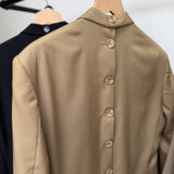 Reworked Vintage Button-Back Blazer, No. 14