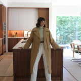 Lovely Vintage Belted Camel Hair Coat