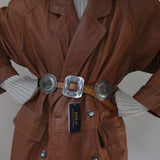 Classic Ralph Lauren Concho Leather Belt