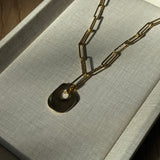 Organic Shaped Brass Pendants