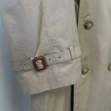 Vintage Baracuta Wool-Collar Trench Coat, Late 80s / Early 90s