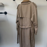 Vintage Baracuta Wool-Collar Trench Coat, Late 80s / Early 90s