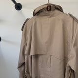 Vintage Baracuta Wool-Collar Trench Coat, Late 80s / Early 90s