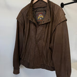 Vintage Wilson’s Leather Adventure Bound Originals Aviator Bomber Jacket