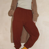 Franklin Rippled Cotton Sweatpant