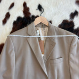 Reworked Vintage Button-Back Blazer, No. 13