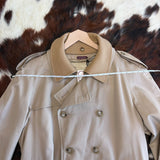 Vintage Baracuta Wool-Collar Trench Coat, Late 80s / Early 90s