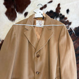 Vintage Mongolian Cashmere Camel Coat