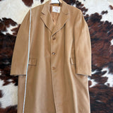 Vintage Mongolian Cashmere Camel Coat