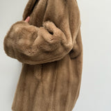 Luxury Vintage Faux Fur Coat