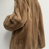 Luxury Vintage Faux Fur Coat