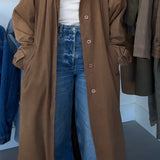 Vintage Aeropostale Barn Trench with Leather Collar