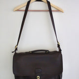 Vintage Coach Chestnut Leather Briefcase