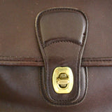 Vintage Coach Chestnut Leather Briefcase
