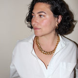 Classic Vintage Double Link Chain Necklace