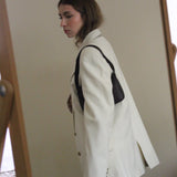 Skyler Woven Silk Blazer