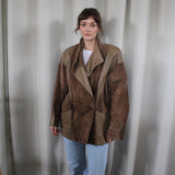 Vintage Suede & Smooth Leather Jacket