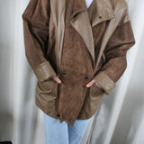 Vintage Suede & Smooth Leather Jacket