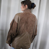 Vintage Suede & Smooth Leather Jacket