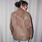 Vintage Suede & Smooth Leather Jacket