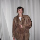 Vintage Suede & Smooth Leather Jacket