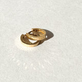 14k Fine Textured Colette Hoops