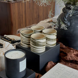 Sunrise Ceramics Marbled Pinch Mug, Ivy