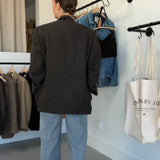 Reworked Vintage Contrast Blazer
