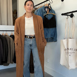 Long Leather Coat (In Store Only)