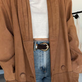 Long Leather Coat (In Store Only)